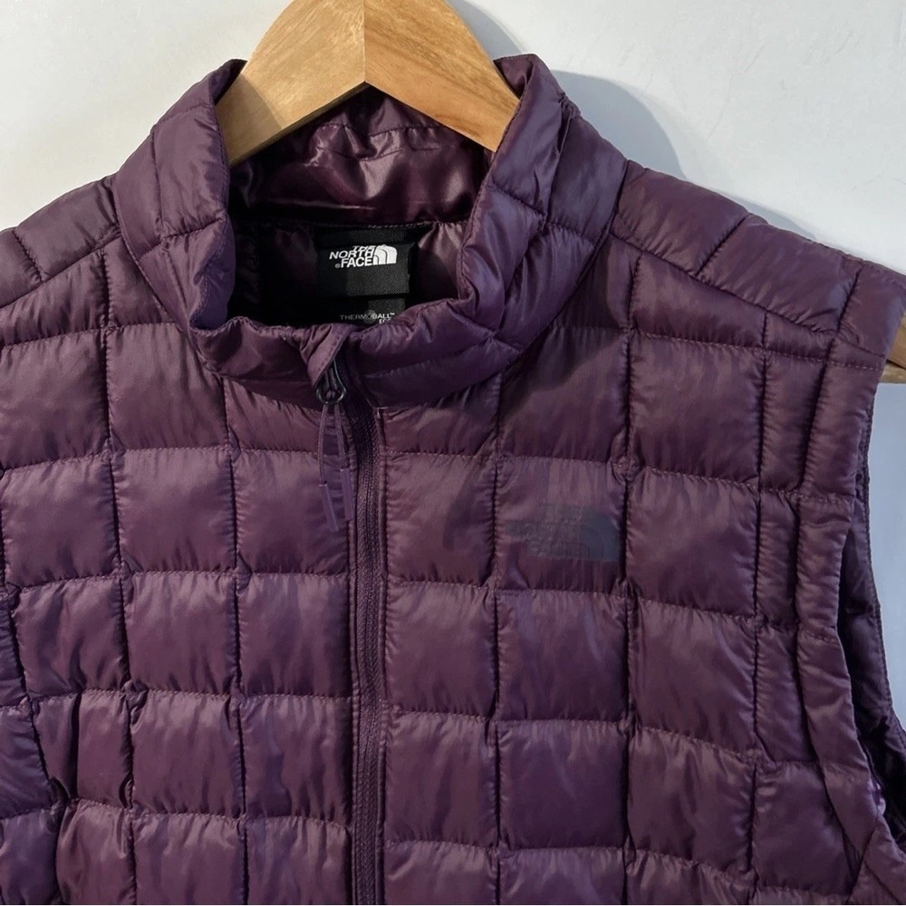 THE NORTH FACE ThermoBall Eco Vest Women's Blackberry Wine Sz XXL 2XL Packable - Picture 5 of 11